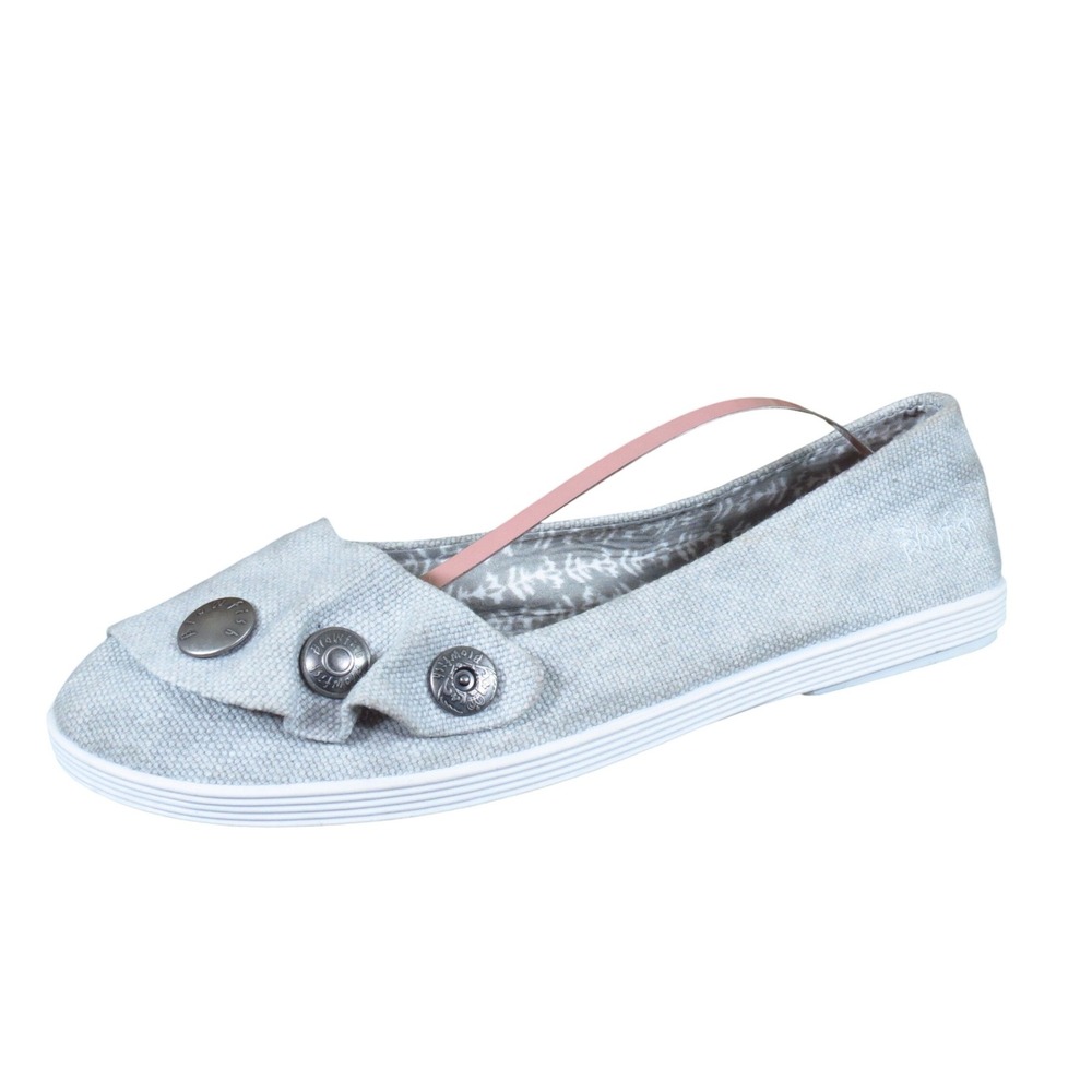 Blowfish Malibu B122 Womens Slip On Sneaker‎ Size 9.5 Casual Walking Light Gray